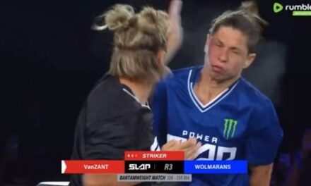 Former UFC star Paige VanZant DESTROYS her first Power Slap opponent