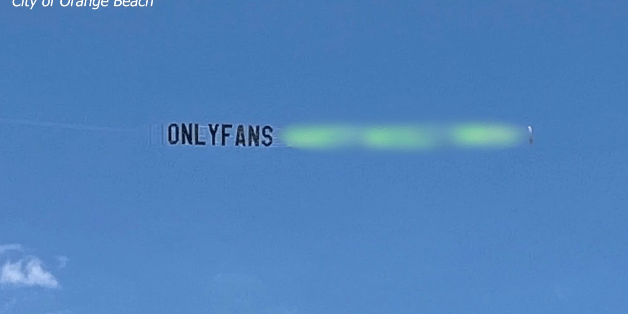 Banner plane advertising OnlyFans over Florida beach sparks outrage