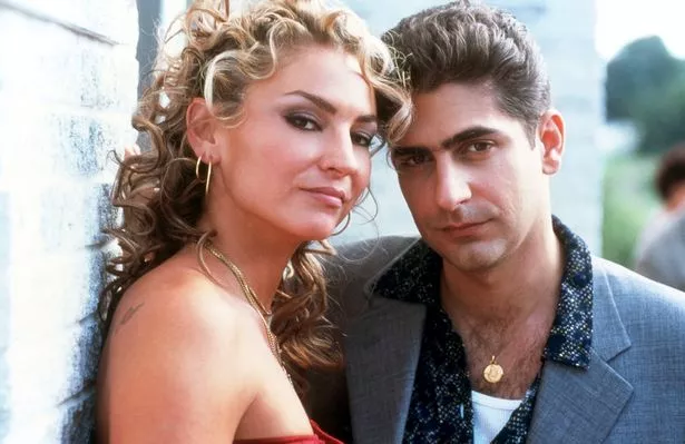 B8136C The Sopranos TV-Series 1999-2007 USA 2004 Season 5 Created by David Chase Drea de Matteo, Michael Imperioli. Image shot 2004. Exact date unknown.