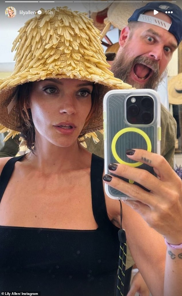 Lily Allen shared an insight into her Italian holiday with husband David Harbour as she took to Instagram on Tuesday