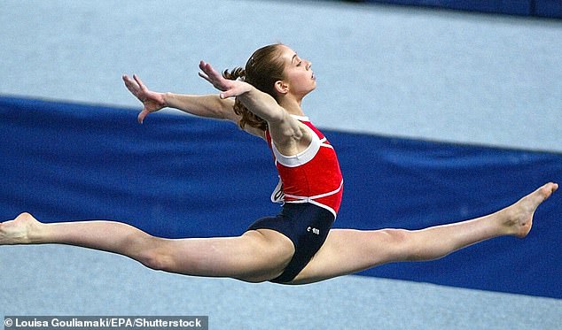 Retired Dutch artistic gymnast Verona van de Leur, 38, never won a medal at the Olympics but did get a silver at the World Championships in Floor Exercise