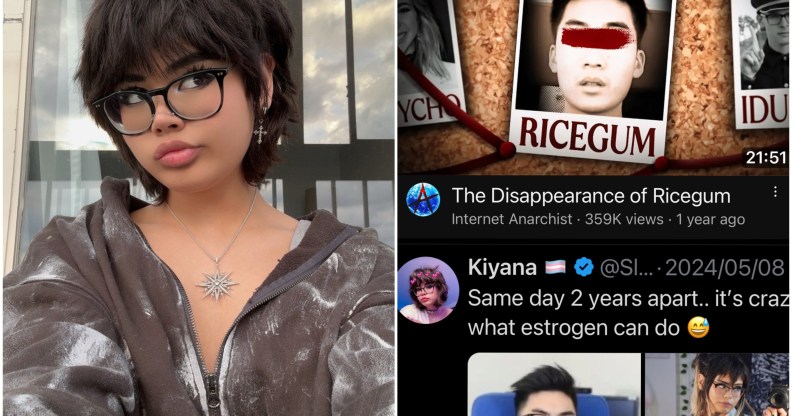 No, YouTuber RiceGum hasn’t come out as trans– it was an OnlyFans star making a joke