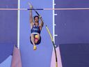 Anthony Ammirati of Team France competes during the Men's Pole Vault Qualification.