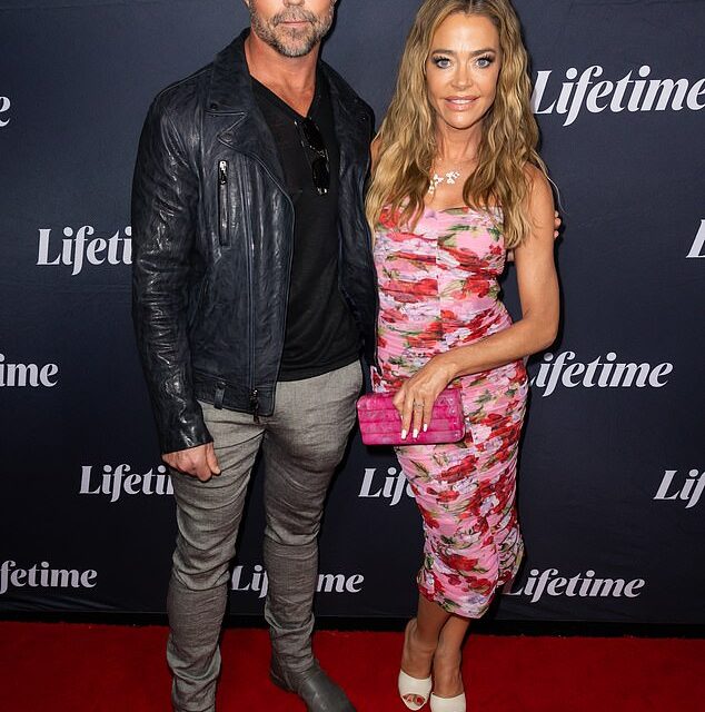 Denise Richards and Aaron Phypers enjoy a date night at LA premiere