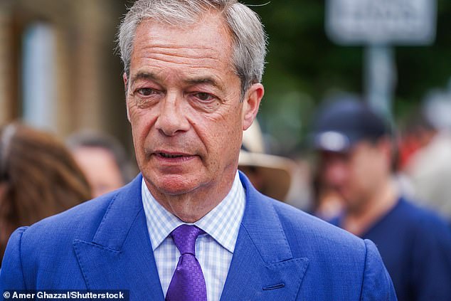 It comes after the issue of debanking was brought into the public eye by Nigel Farage (pictured last month) after the politician had his account closed by private bank Coutts