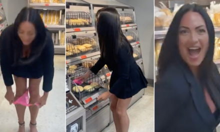 British model sparks outrage after hiding underwear with food in Spanish supermarket