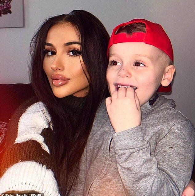 Model saved by son reacts to claims she faked it to promote OnlyFans