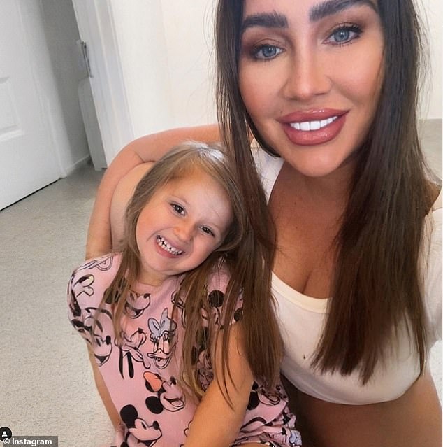 Speaking in a candid interview with Paul C Brunson on his We Need To Talk podcast this week, Lauren detailed the struggles she's been enduring as she goes through life with just her two-year-old daughter Larose [pictured] by her side, noting: 'She's all I've got'