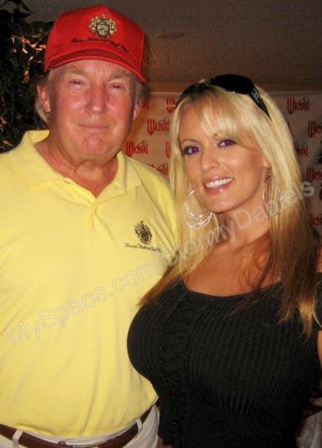 Trump is no stranger to porn stars, and was famously pictured posing with adult entertainer Stormy Daniels at a Lake Tahoe charity golf tournament in 2006