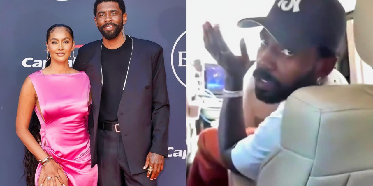 VIDEO: Kyrie Irving’s Wife Gets Mad & Tells Him To “Go Away” After Mavs Star Makes Chaotic OnlyFans Joke In Front Of Her