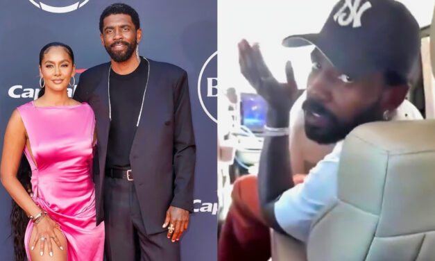 VIDEO: Kyrie Irving’s Wife Gets Mad & Tells Him To “Go Away” After Mavs Star Makes Chaotic OnlyFans Joke In Front Of Her