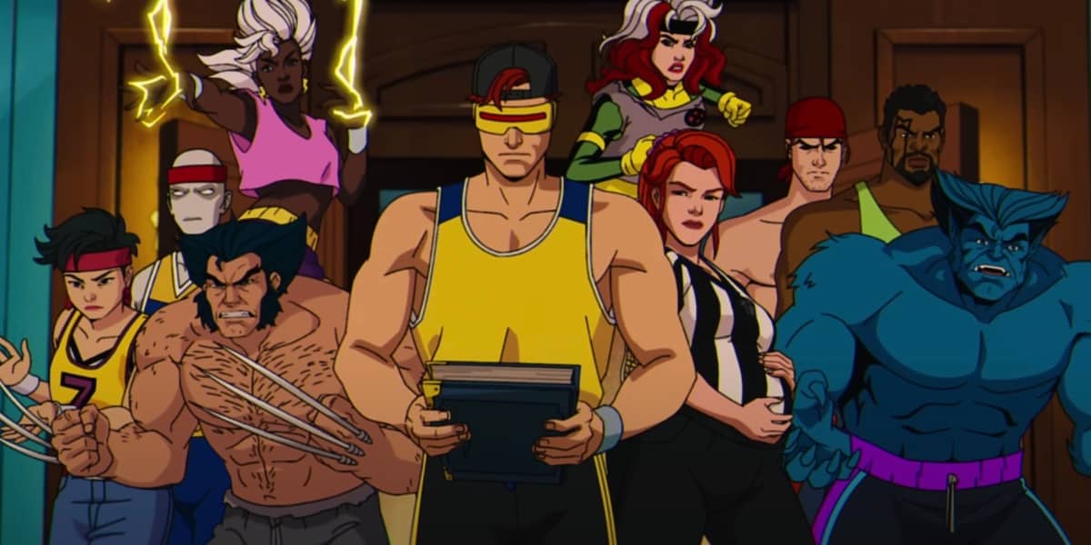 All of the X-Men in casual clothing in X-Men '97