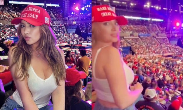 VIDEO: OnlyFans Superstar Who Once Exposed Antonio Brown Is Blowing Up The Internet After Flashing Donald Trump At His Rally