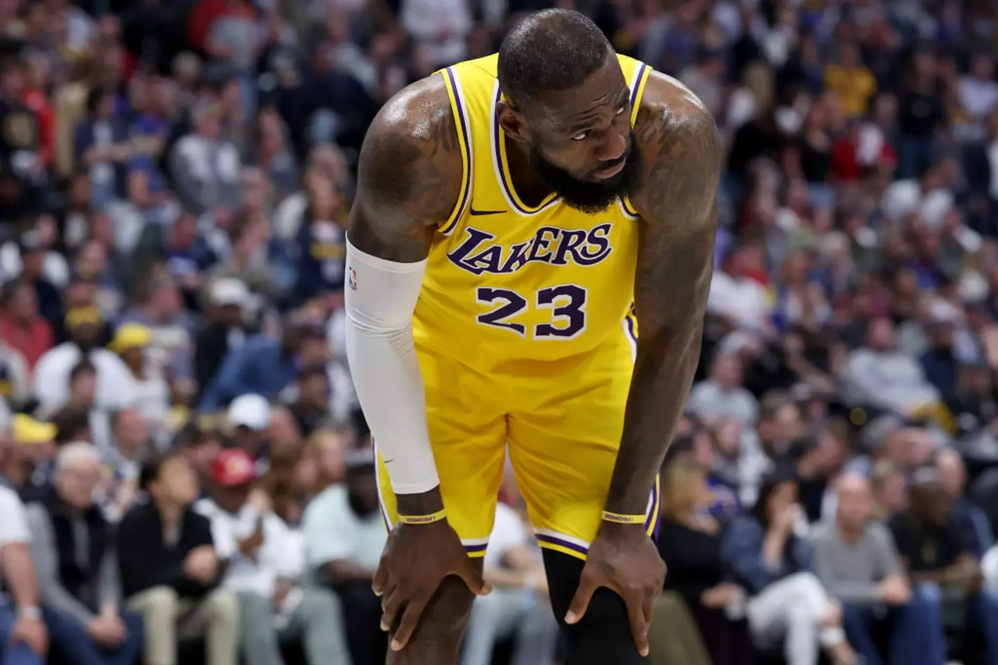 LA Lakers legend LeBron James (Matthew Stockman/Getty Images)