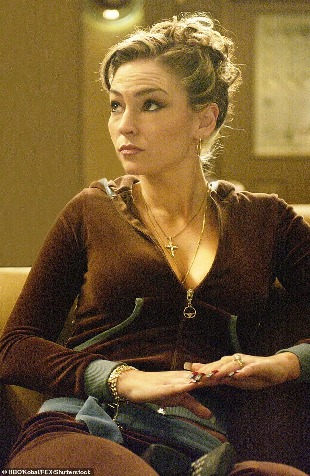 The actress is best known for her starring role as Adriana La Cerva in The Sopranos between 1999 and 2006 (pictured above in character)