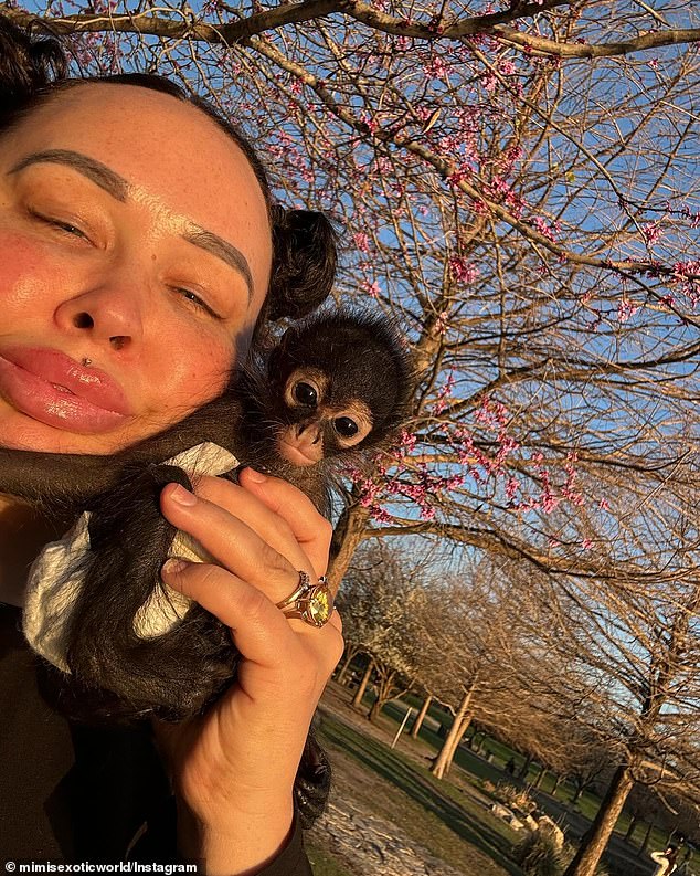 Despite the potentially life-altering consequences she faces, Meyer still posts pictures of herself with various animals on Instagram