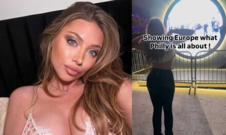 NJ Onlyfans Model Flashes Philadelphia Portal Months After Doing The Same In NYC