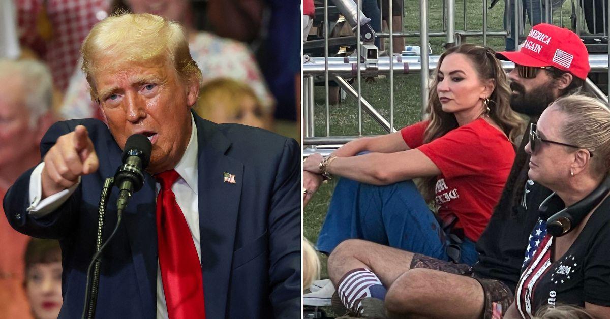 Double Trouble: ‘Sopranos’ Star-Turned OnlyFans Model Drea De Matteo Outs Herself as MAGA Supporter at ‘Trumpchella’ Rally — as Dennis Quaid Urges Voters to Return ‘The Don’ to Power