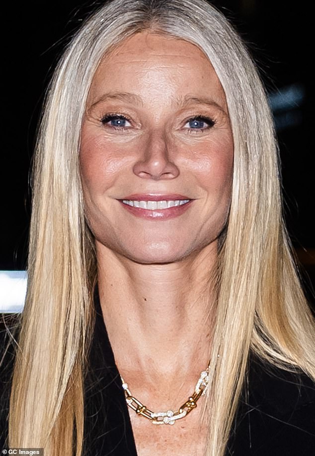 Clean-living Gwyneth Paltrow outside the Goop Beauty & Violet Grey holiday party in New York on Monday