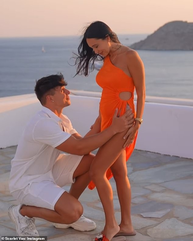 Scarlet married her stepbrother Tayo Ricci in September last year and the couple recently announced they were expecting their first child together