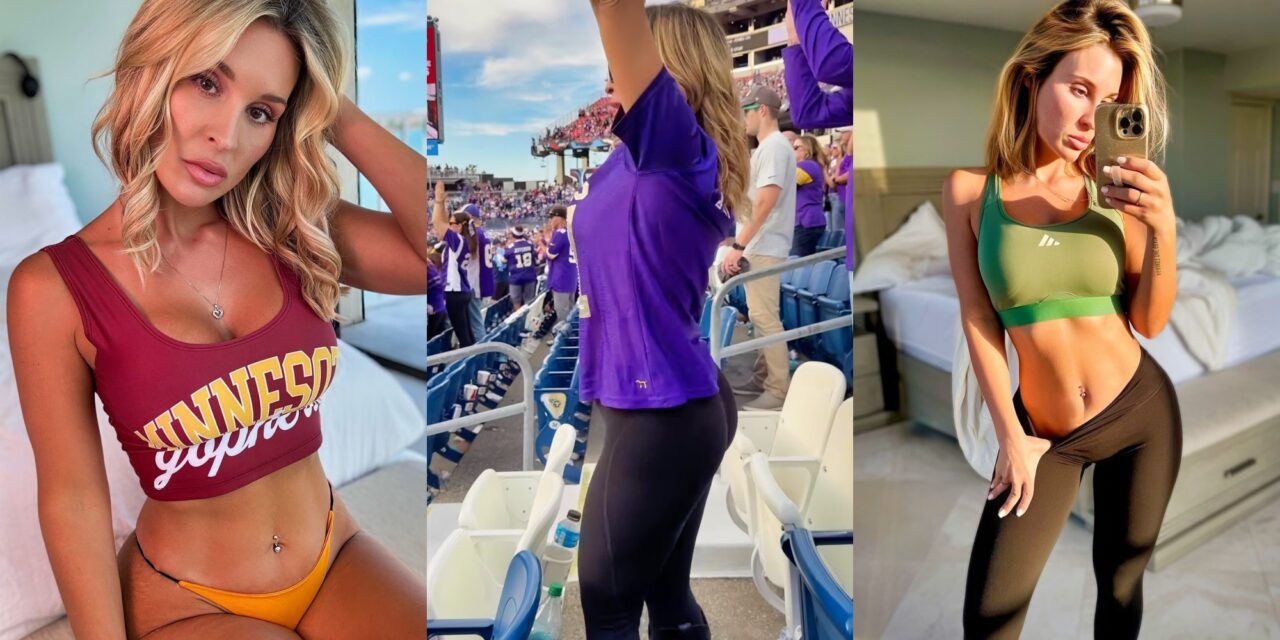 OnlyFans Star Allie Rae Erupts at Vikings Victory Over Titans!