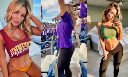 OnlyFans Star Allie Rae Erupts at Vikings Victory Over Titans!