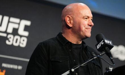 Dana White blasted after wheeling around an OnlyFans model stuffed inside his luggage