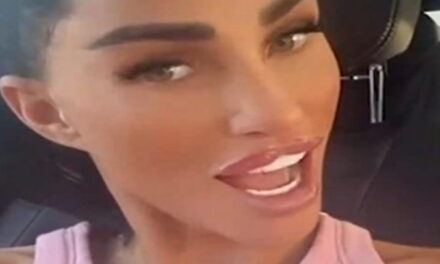 Katie Price promotes her OnlyFans page