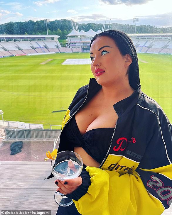 The Sun claims that Le Tissier had stopped speaking to his son and daughter-in-law (pictured)
