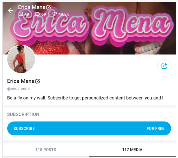 Erica Mena's OnlyFans