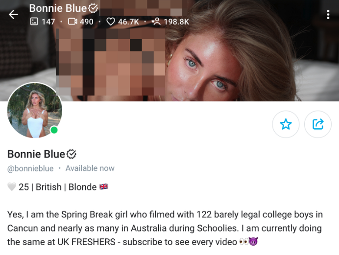 Lily Phillips vs Bonnie Blue: Who’s made more money from OnlyFans?