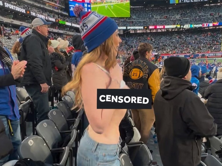 OnlyFans Model Ava Louise Flashes Chest at NFL Game After Client Request