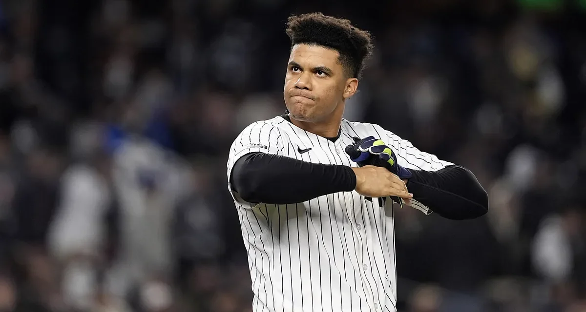 New York Yankees star links up with OnlyFans Sophie Rain to mock Juan Soto