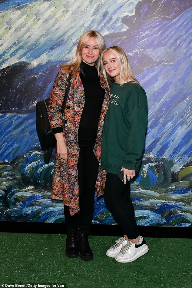 Adult model Mia, 19, made an impressive £10,000 last month alone from her racy photos, but she is no longer on speaking terms with her famous family due to her controversial career choice (pictured with mum Sammy in 2021)