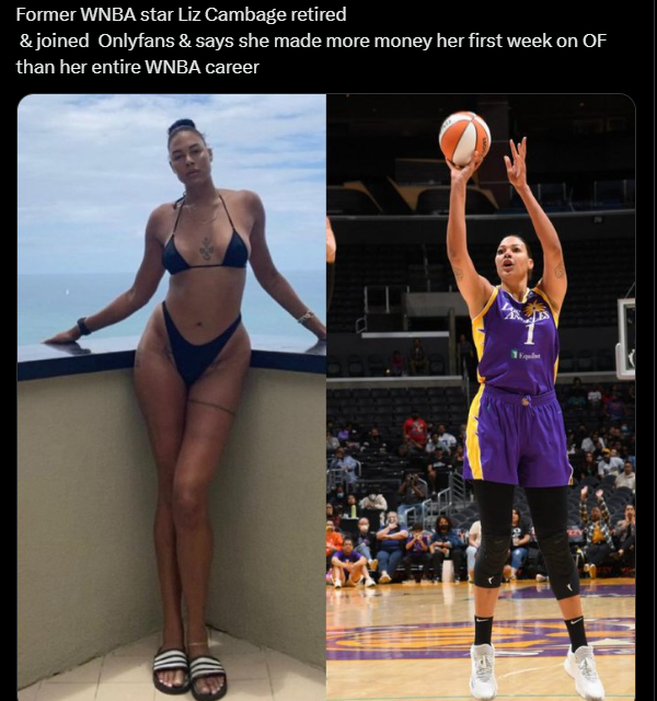 Ex-WNBA star joins OnlyFans, earns more in first week than entire career