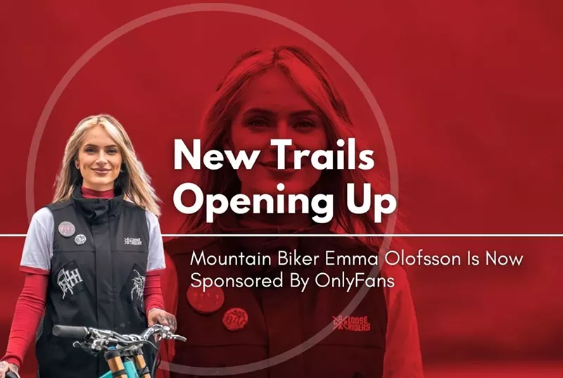 New Trails Opening Up: Mountain Biker Emma Olofsson Is Now Sponsored By OnlyFans