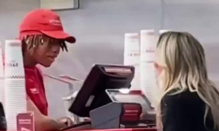 OnlyFans star Bonnie Blue harasses fast-food restaurant staff; check his reply when people ask him to sue her