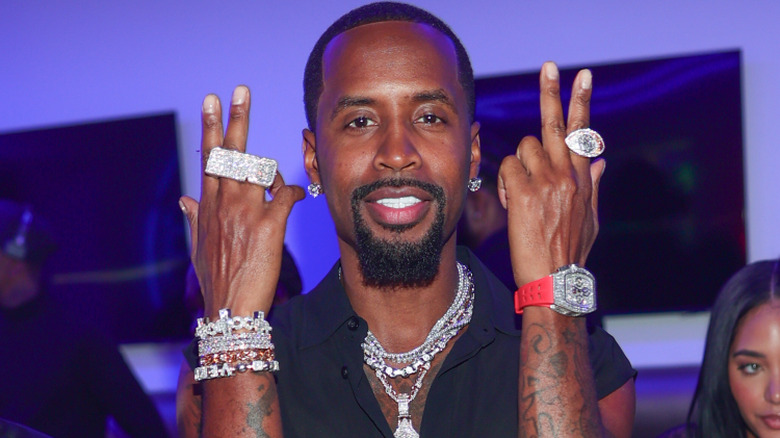 Safaree Samuels smiling at an event in Atlanta, Georgia in December 2024