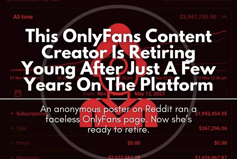 This OnlyFans Content Creator Is Retiring Young After Just A Few Years On The Platform