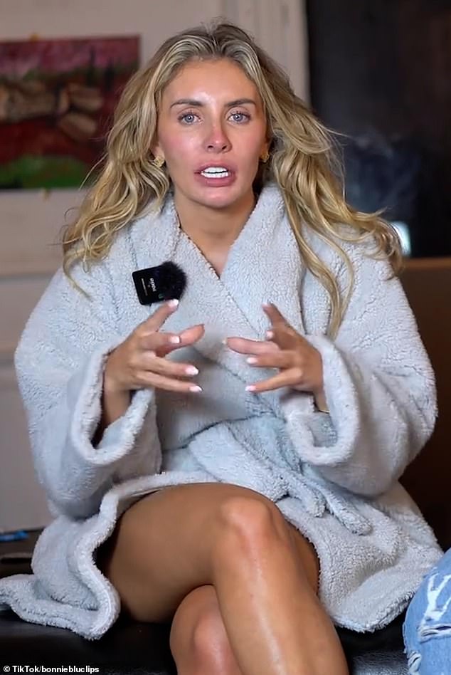 She spoke of the event said to have taken place in London, telling TikTok viewers: 'The big 1,000 was completely done. The room was absolutely full'