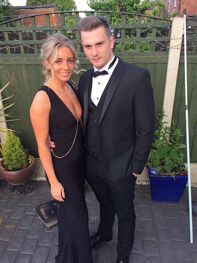 Bonnie Blue has insisted her husband Oliver Davidson is 'very proud' of her - even after her shocking 1,057 men sex stunt. Pictured together age 18