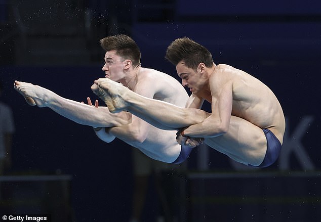 Lee and Daley won gold in the men's synchronised 10m platform at the Tokyo Games in 2021