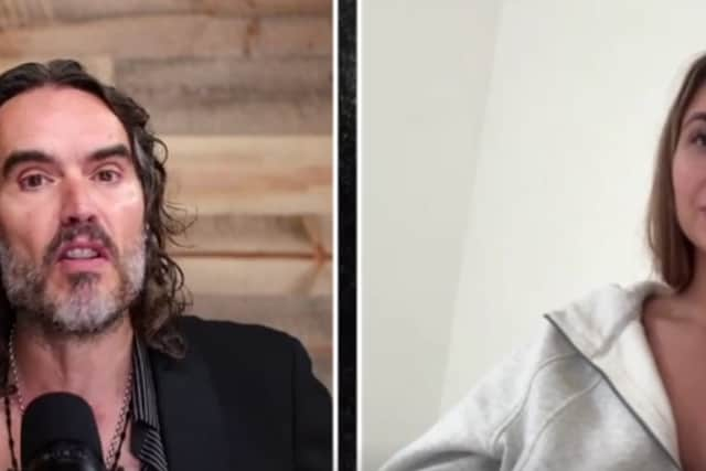 Russell Brand offers ‘protection’ to porn star Lily Phillips in bizarre interview