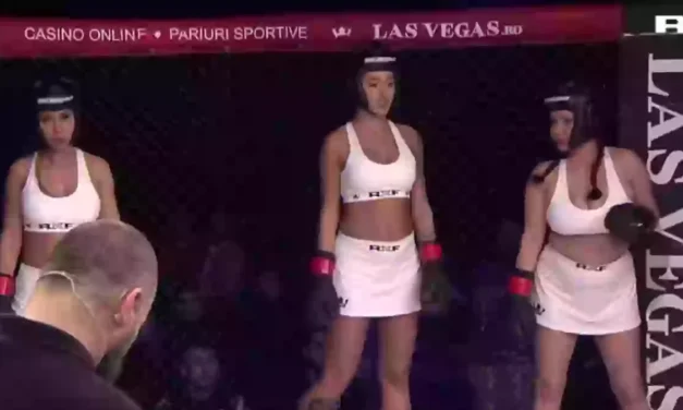 Fury over ‘sick’ MMA fight as three female Insta and OnlyFans models take on two male fighters