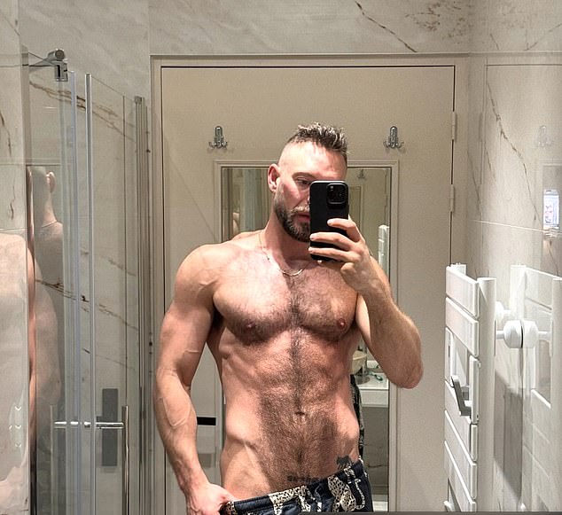 Great British Bake Off alum John Whaite (pictured) took to his social media page with a sultry shirtless snap accompanied by a lengthy caption - where he proudly admitted he is living 'this one shot at life to the fullest'