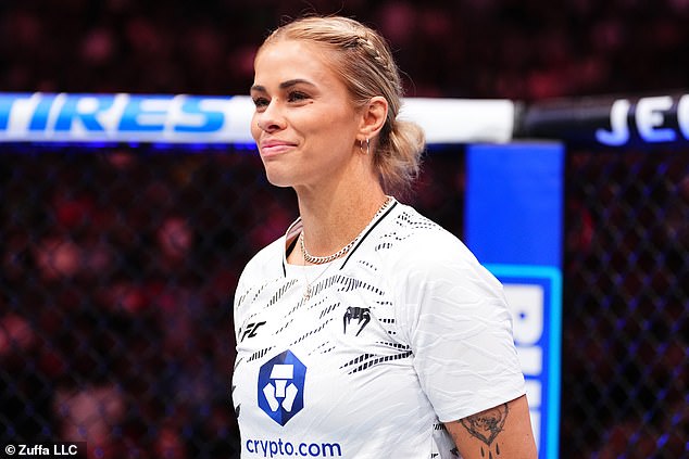 VanZant pictured last month at a UFC Fight Night event at Climate Pledge Arena in Seattle