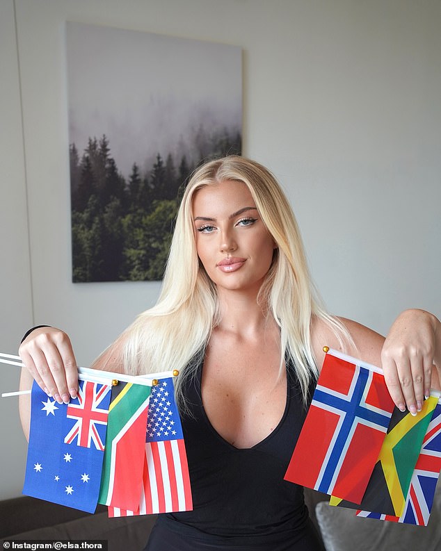 Swedish OnlyFans model Ella Thorna is attempting to break a world sex record by sleeping with men in every single country in the world