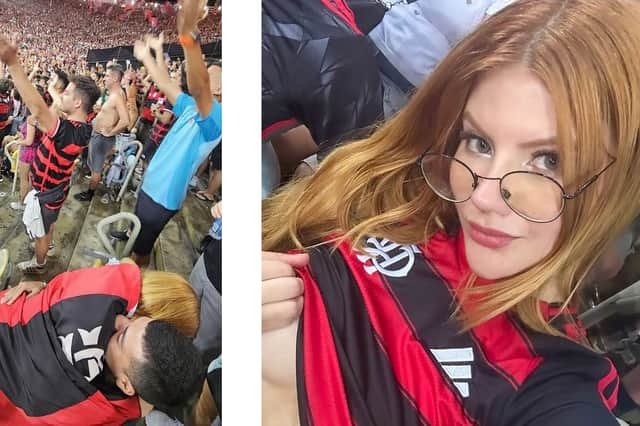 OnlyFans model causes outrage by having sex in football stand during a match