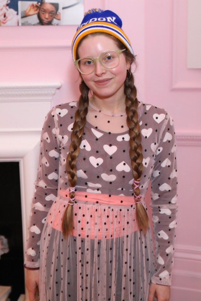 Jessie Cave at the Glossier UK launch party.