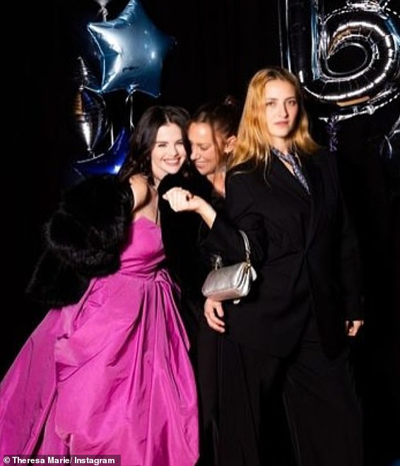 Theresa last appeared on Gomez's social media on March 10 as the pair beamed in snaps together while at a birthday party alongside their other pal Anna Collins